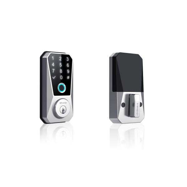 Double Sided Security Smart Lock Unlock Your Door with Fingerprint Key Card Code Entry