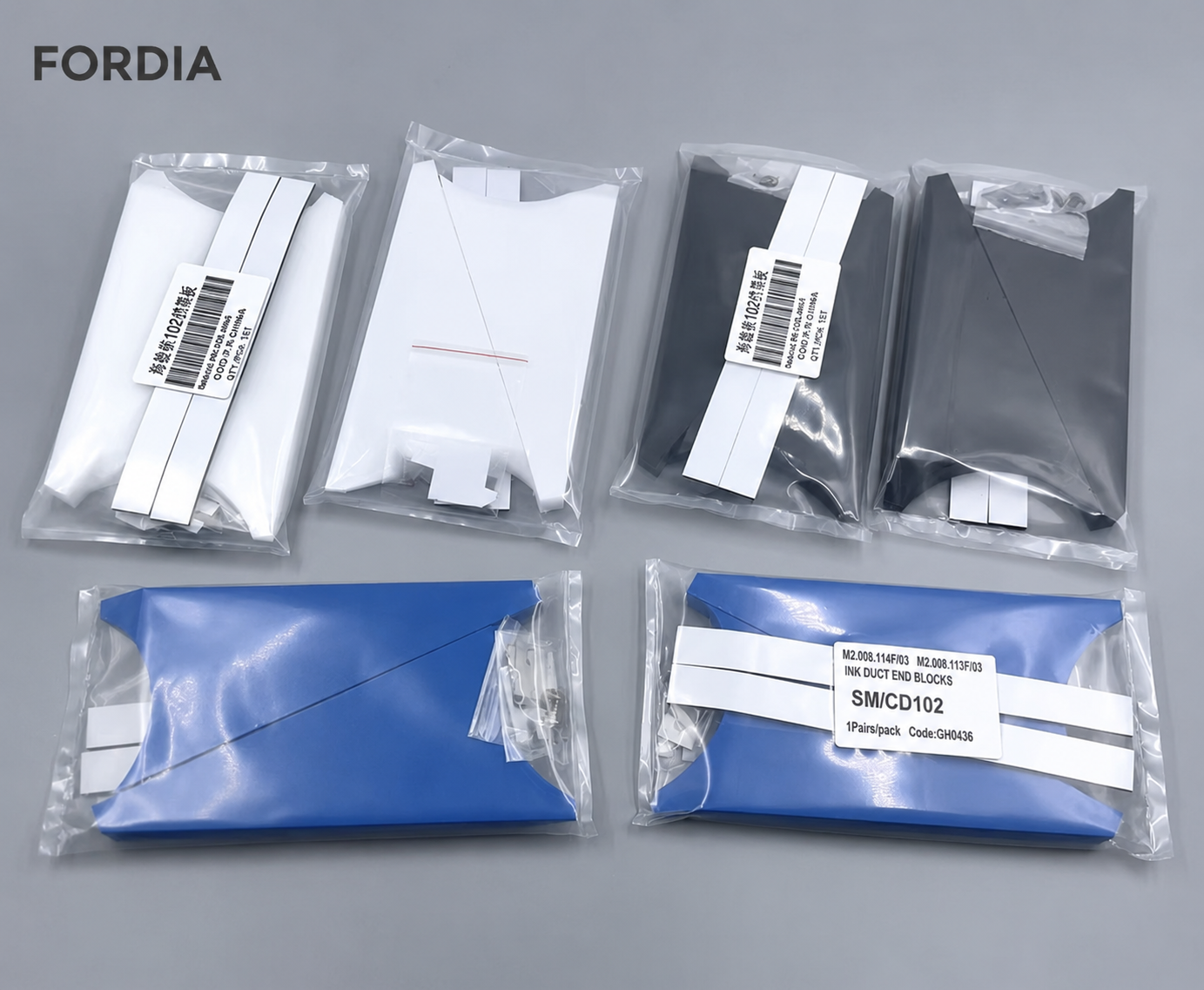 Plastic Offset Printing Machine Parts Ink Fountain Divider Ink Duct End Block