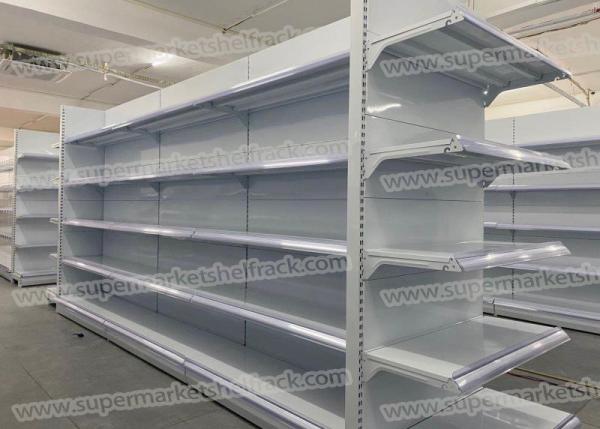 Common Q235 Steel Grocery Store Shelving For Supermarkets