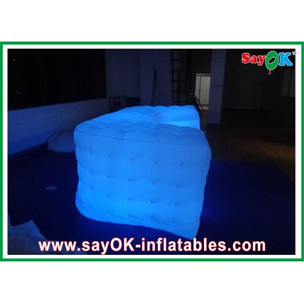 Customized Cube Sofa, Party Decoration, Inflatable LED Sofa For Sale