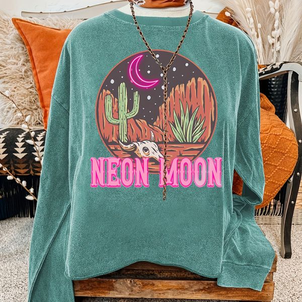 Custom Logo Women's Pullover Sweatshirt with Round Neck for Fall/Winter Season