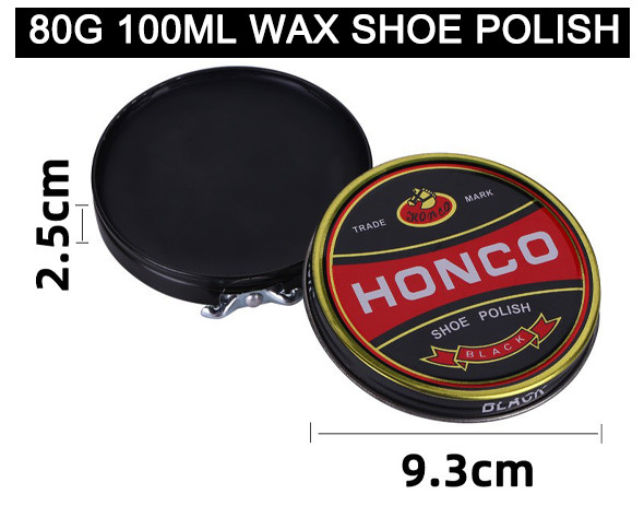 Черный полир дублирование 80г 100мл Восковая обувь полир для кожи питательная консервирующая обувь настройка ингредиентов