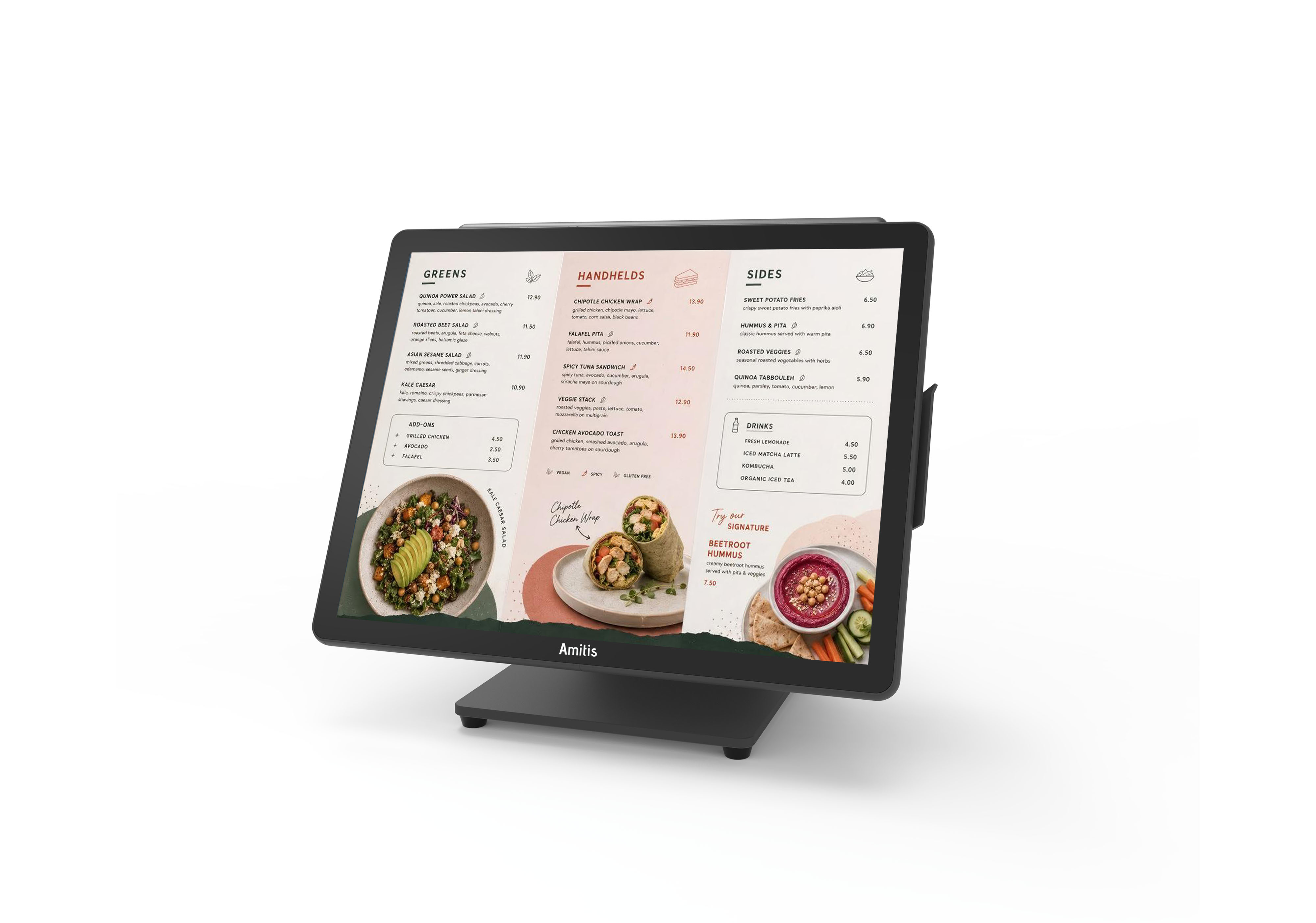 RK3576 Android 14 Dual Screen POS Terminal Fast Retail Checkout Heavy Workloads