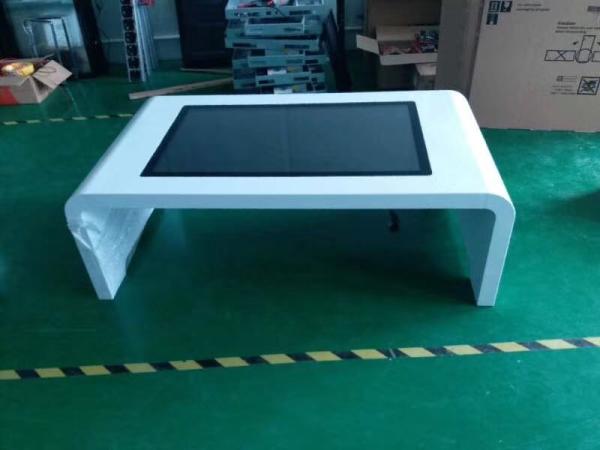 All In One Multimedia Touch Screen Computer Table For Restaurant / Coffee Shop