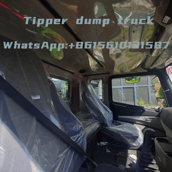 SINOTRUK HOHAN 8×4 Black Tipper Dump Truck For Construction