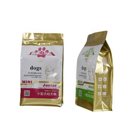 Custom logo printed stand up aluminum foil lined snack food pouch/ plastic dried food bag