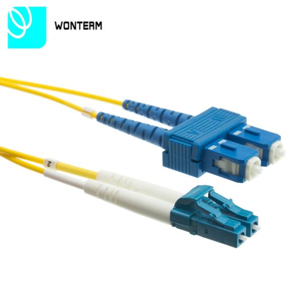 Multimode Fiber Optic Cabling Fiber Patch Cables OM3 LC-SC-DX ROHS