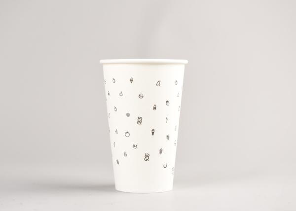 Disposable Take Away Insulated Paper Cups Eco Friendly With FDA Approved