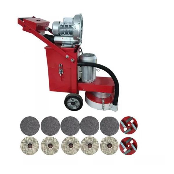 Цемент точильщика конкретного шлифовального станка пола 3KW конкретный полируя с дисками 350mm 400mm меля