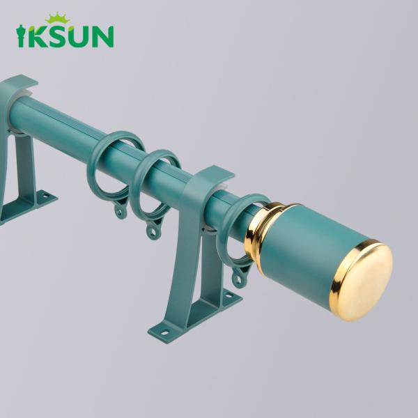 Window Good Quality Aluminum Window Accessories Curtain Poles 1.2mm Curtain Rod Sets Curtain Poles