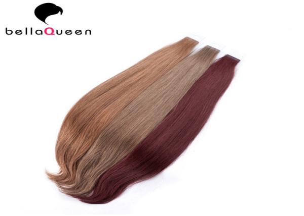 Extensão reta não processada do cabelo da fita do cabelo humano do Virgin longo 100%