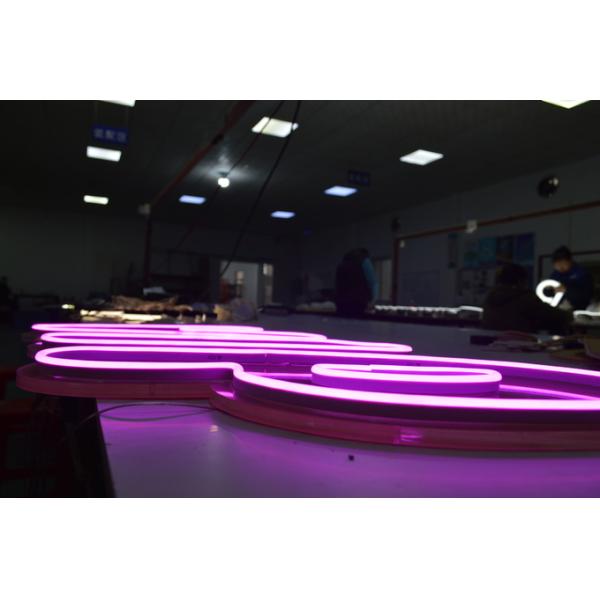 Custom RGB LED Neon Flex Signs Pure White for businesses / festivals