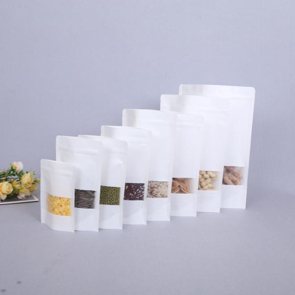 280micron  Stand Up Zipper Pouch With Clear Window