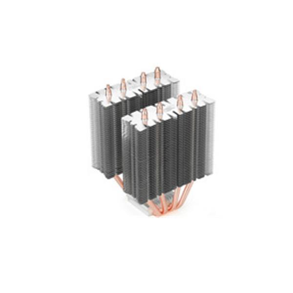 Двойное алюминиевое водить ребро растет светлый Heatsink с 4pcs Heatpipes
