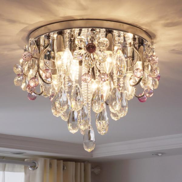 Contemporary crystal ceiling lights For Living room Bedroom Kitchen Fixtures (WH-CA-13)