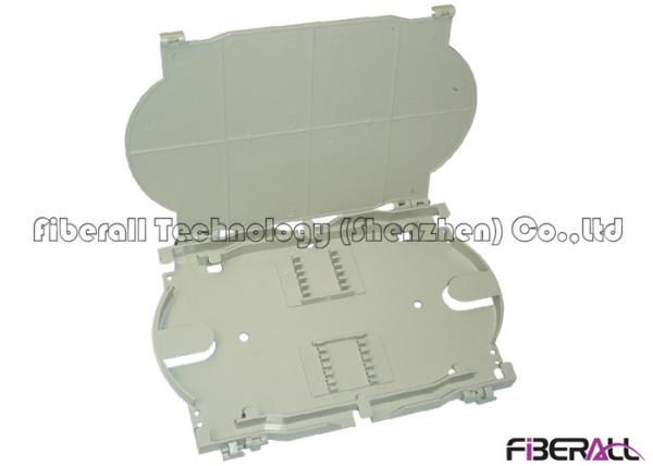 Fiber Optic Accessories Plastic Fiber Splice Cassette With 12 Fusion Splicing Slots