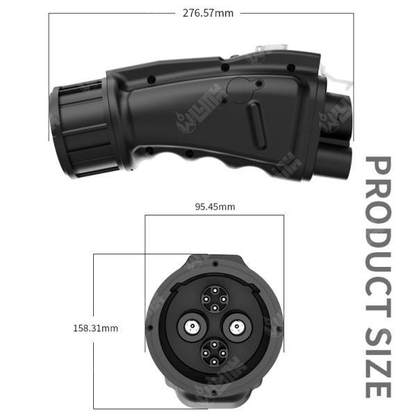 Olink Chademo to Ccs1 Adapter for Nissan Leaf 200A 1000V DC Fast EV Charging Adapter EVSE Adapter