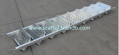 Frame scaffolding system stair case 7 steps,  8 steps , 9 steps for walking 450*2677mm 450*2515mm with 43.5mm hooks