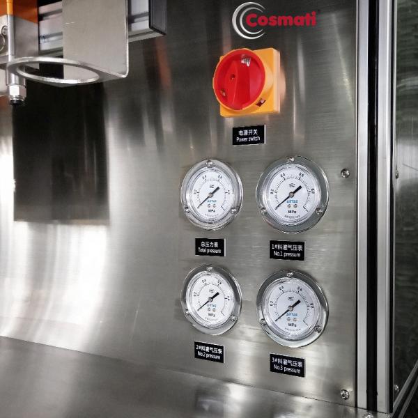 4 / 6 heads Automatic filling machine for Gouache Latte multi color isolation cream