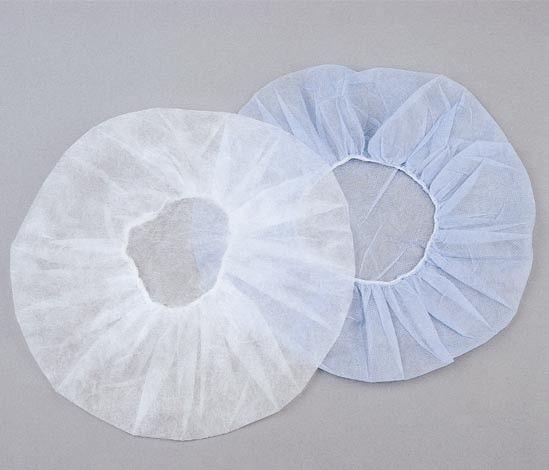 Non Woven Fabrics Medical Head Cap / Medical Bouffant Caps Single Use