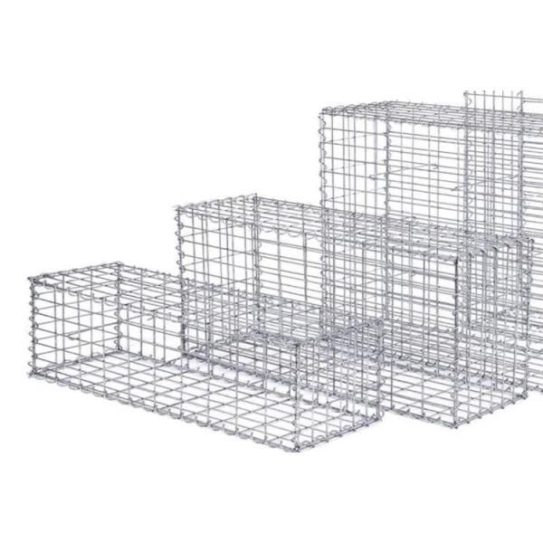 Galvanized Iron Welded Gabion Box Stone Cages For Garden Walls