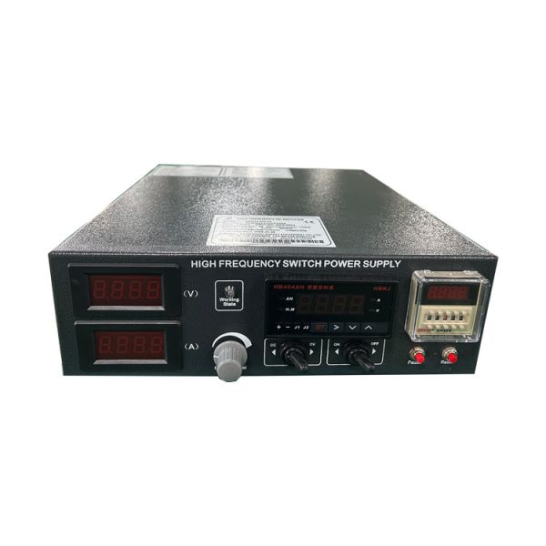 12V 50A Low Ripple DC Power Supply 240V Single Phase with Ampere Hour Meter & Timer Relay