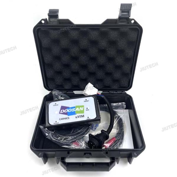 Pour Doosan uVIM outil de diagnostic Excavateur chariot élévateur moteur détection de défaut Scanner Interface DDT CARNICS et CF C2 ordinateur portable