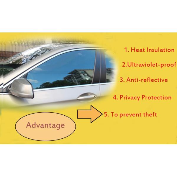 Nano Ceramic Auto Window Tint Film , IR Rejection PET Tinted Glass Film For Cars