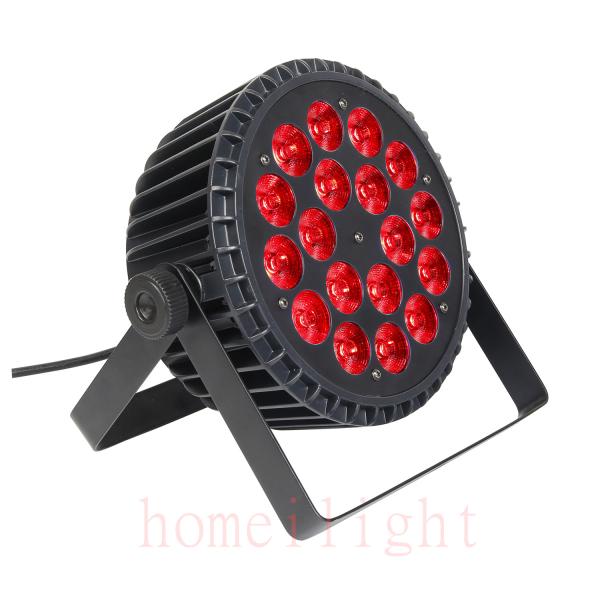 Stage Night Club Bar Party Wedding DJ KTV Disco LED Flat Par Light 18pcs*18W