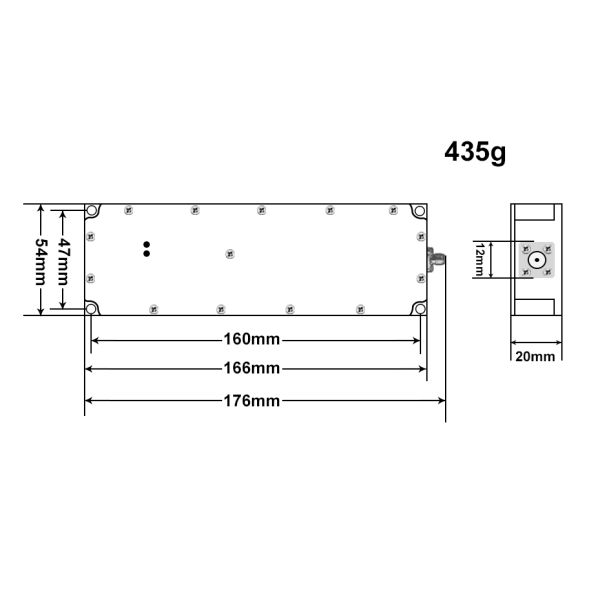Light weight 50W 2g 3g 4g 5g GaN FPGA rf drone jammer module for Security system