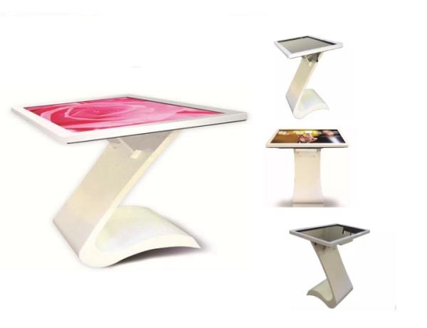 Interactive Multi Points Touch Screen Signage , K Shape LCD Kiosk Displays