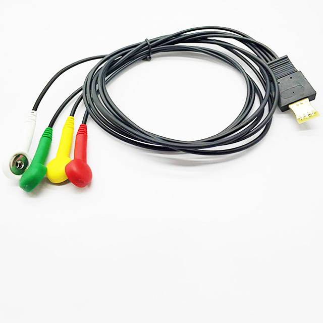 кабель Schiller Ecg руководства 4.0mm TPU 4/6 для MT101 MT-200 Ecg Holter
