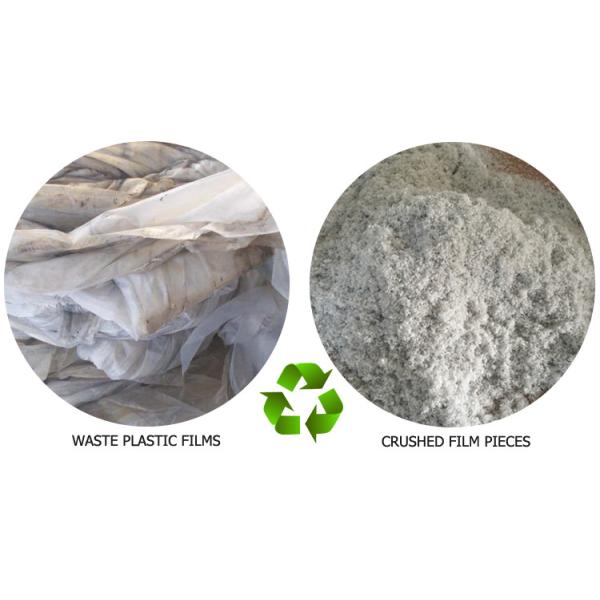 МАШИНА ДРОБИЛКИ ФИЛЬМА LDPE СУМОК ПРОМЫШЛЕННОГО ПРЕДПРИЯТИЯ СПЛЕТЕННАЯ PP ПЛАСТИКОВАЯ ДЛЯ ПЛАСТИКОВОГО ПОВТОРНО ИСПОЛЬЗУЯ 500KG/H