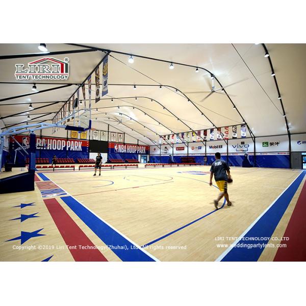Большие алюминиевые шатры спортивного соревнования шатра с двойной крышкой pvc для поля баскетбола