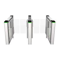 Puertas de control de acceso de velocidad alta de apertura automática de carril rápido BLDC Servo motor brazo oscilante