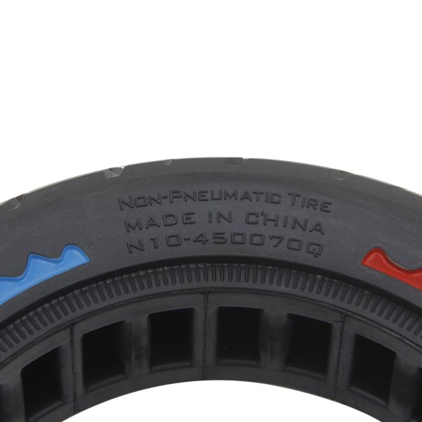 Tubeless 10 Inch Solid Scooter Tires Honeycomb Airless 10x2.5 Scooter Tires For Nine Bot G30 Max Electric Scooter Accessories
