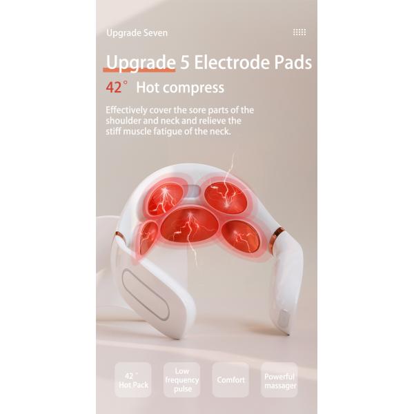 Massage TNES Electric Pulse OLED Display Voice Broadcast Remote Control Neck Massager