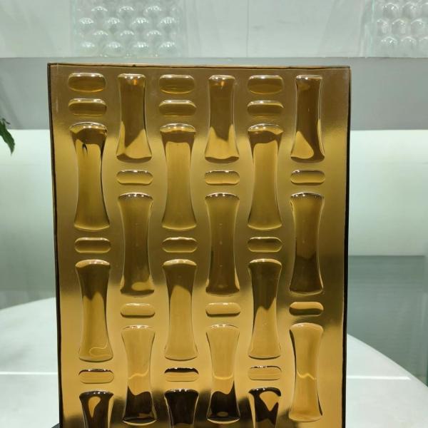 Plaques de verre fondues en bronze 2 mm pour l'artisanat