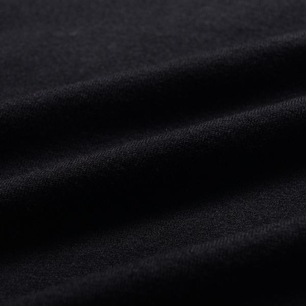 Black Knitted Mens Crew Neck Jumper , Men Pullover Sweater OEM Service