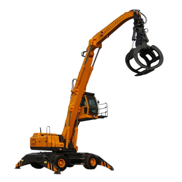 Electic Fuel Power Material Handling Wheeled Crane WLYS35 Grab Crane