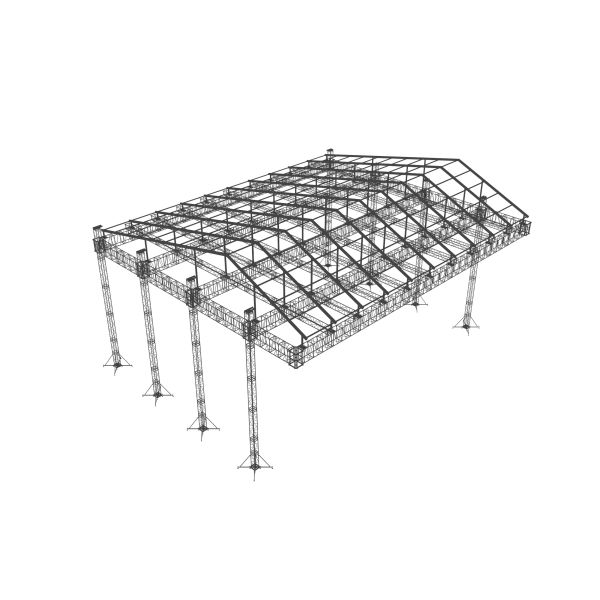 Used 400*600mm Aluminum Alloy 6082-T6 Stage Truss with 300×300 Heavy Duty Triangle Lighting Gantry