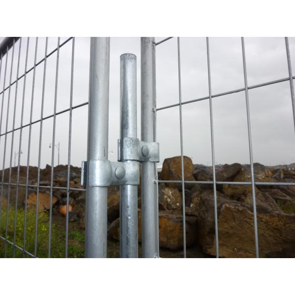 3.5m Heras Style Temporary Steel Fencing Galvanized