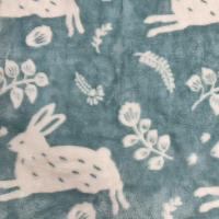 Double hiver 100% imprimé latéral de polyester de tissu d'ouatine de flanelle