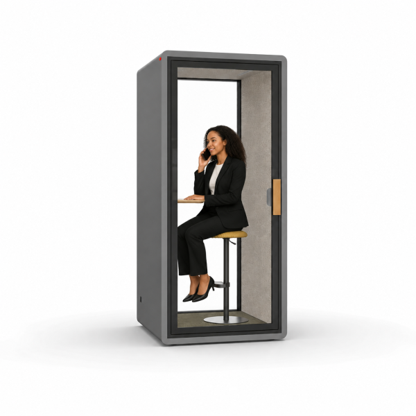 Workplace Phone Soundproof Cabin Movable Silence Booth For Noise Free Communication