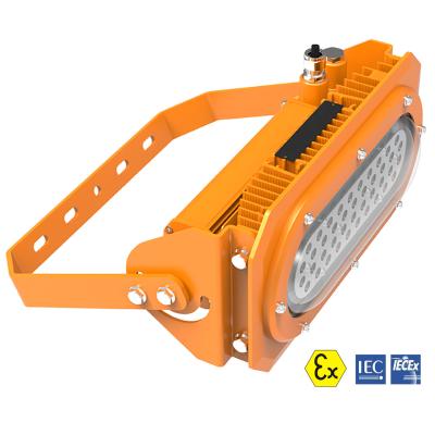Luz de inundação à prova de explosões 80Watt do diodo emissor de luz da instalação petroquímica ATEX IECEx
