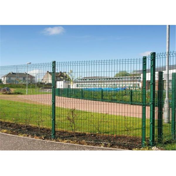 1.8m 2.5mm Welded Wire Mesh Fencing Commercial Galvanized Steel Curved 3d