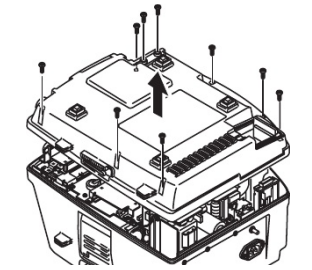 Nihon Kohden Cardiolife TEC-7621C Дефибриллятор Задняя крышка корпуса, Нижняя крышка Assy, Нижняя панель CY-0007