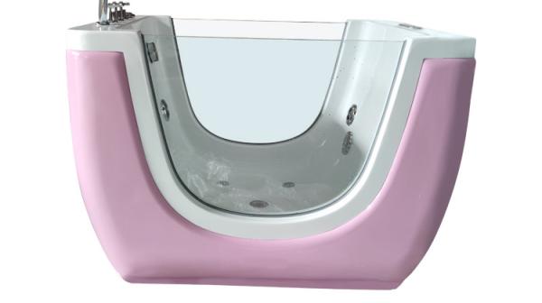 47.24 Newborn Baby Spa Bathtub With Stand Infant Whirlpool Tub