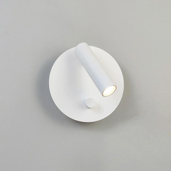 Manufacturer Creative rotating wall lamp bedside wall light bedroom hotel with switch spotlight reading lamps