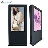 Totem de señalización digital para exteriores de 55 pulgadas 4K IP65 Floor Free Standing